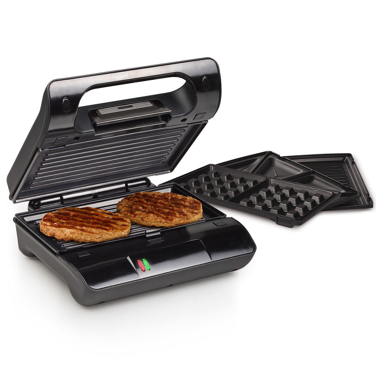 Smörgås- & Paninigrill Princess Multi Compact Pro med Avtagbara Plattor