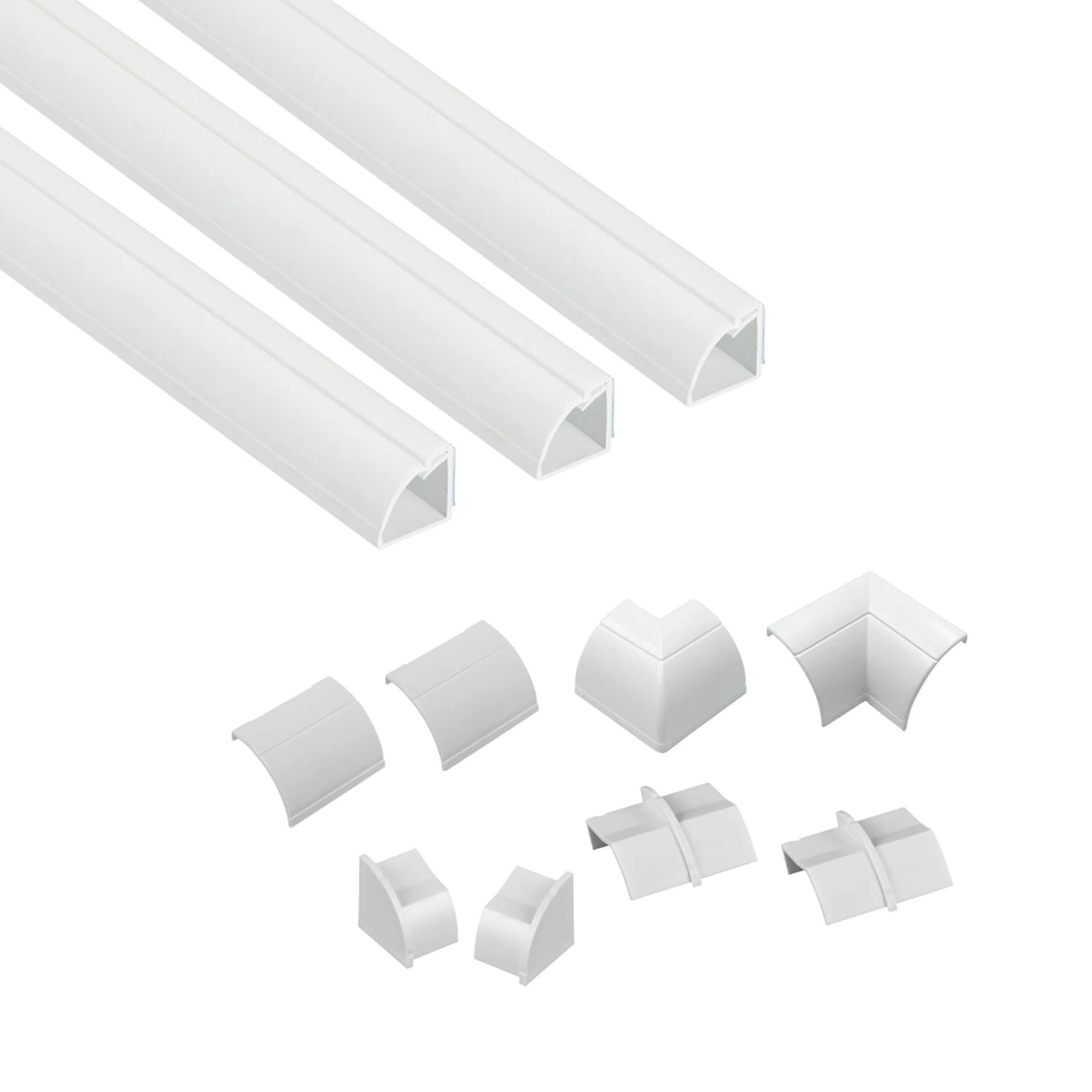 Kabelkanal Kit D-Line 22x22mm 3x Kabelkanal/Tillbehör 1.0m