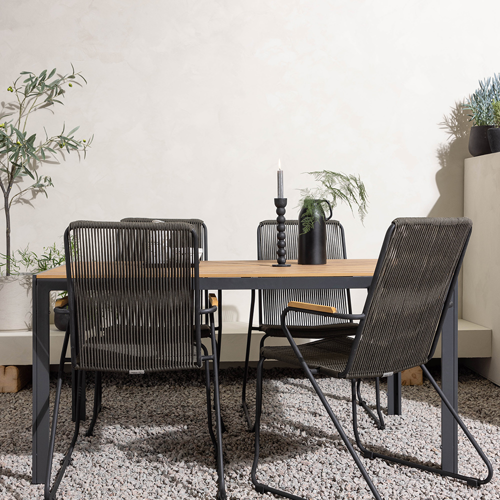 Matgrupp Venture Home Break Bord med 4 Bois Stolar