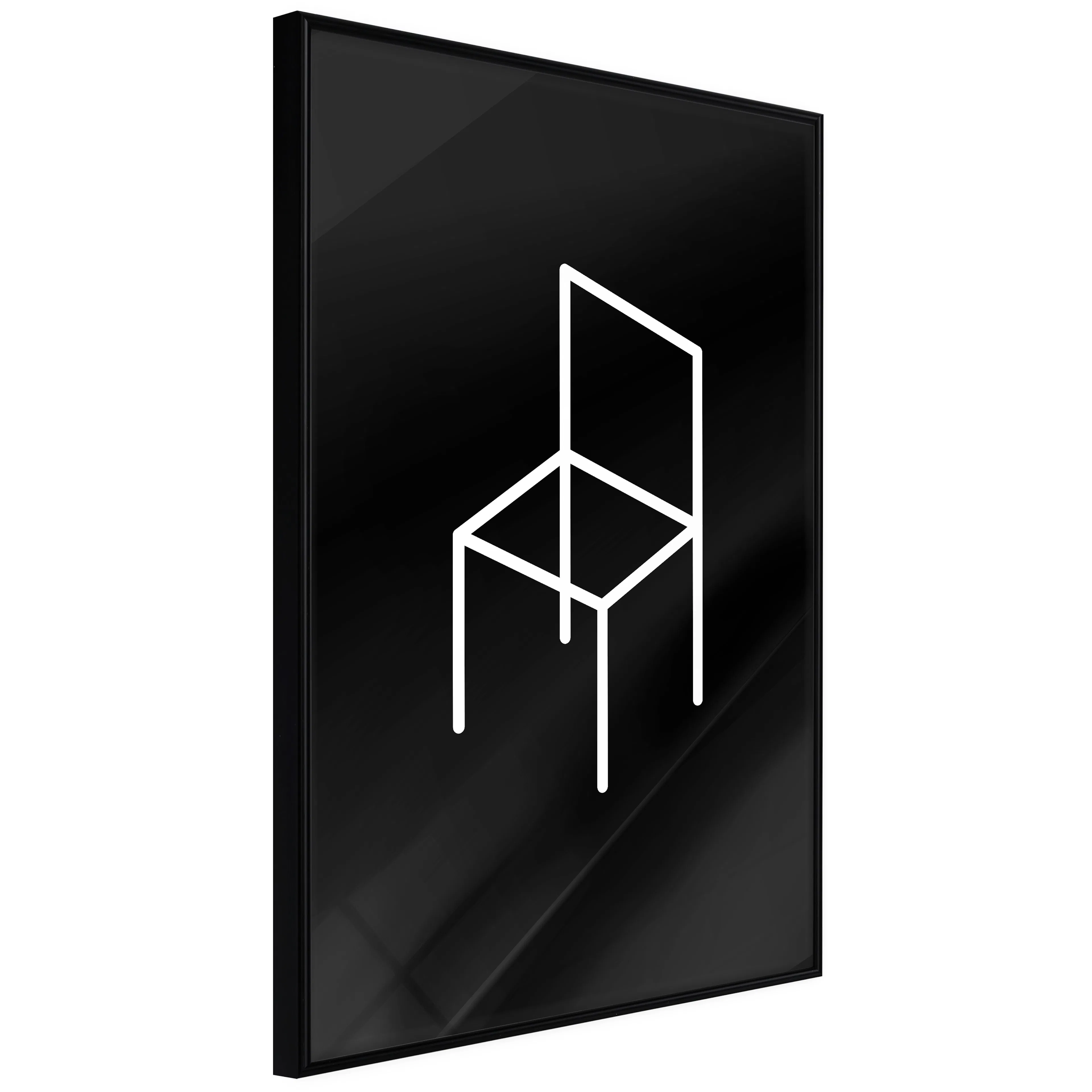 Affisch - Chair [Poster] 20x30 Svart ram, 20x30 cm
