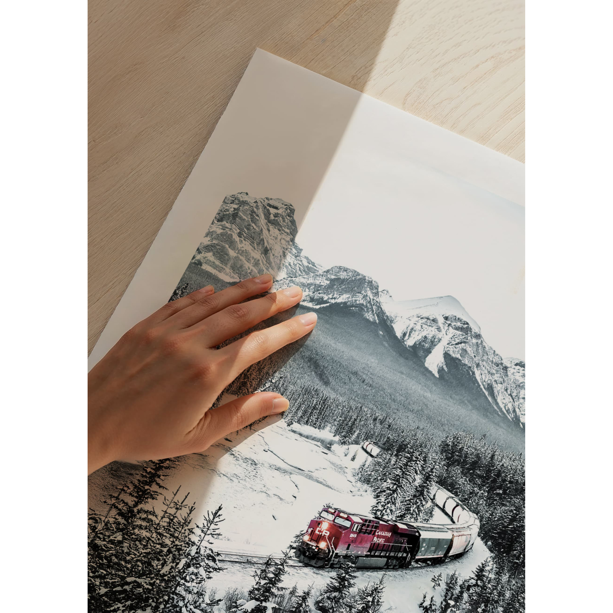 Poster Gallerix Winter Train No2