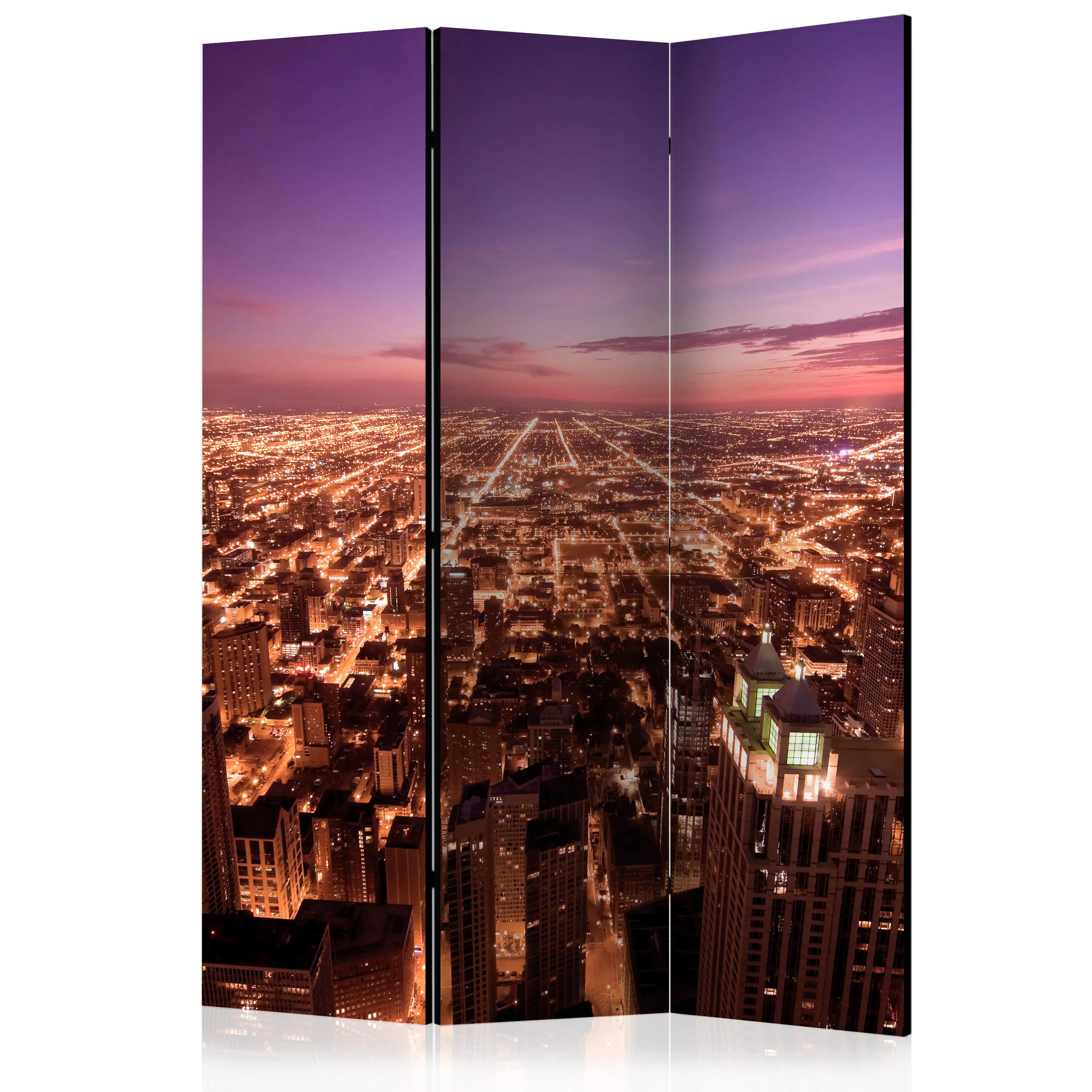 Rumsavdelare Skärmvägg Arkiio Chicago Panorama 135x172 cm