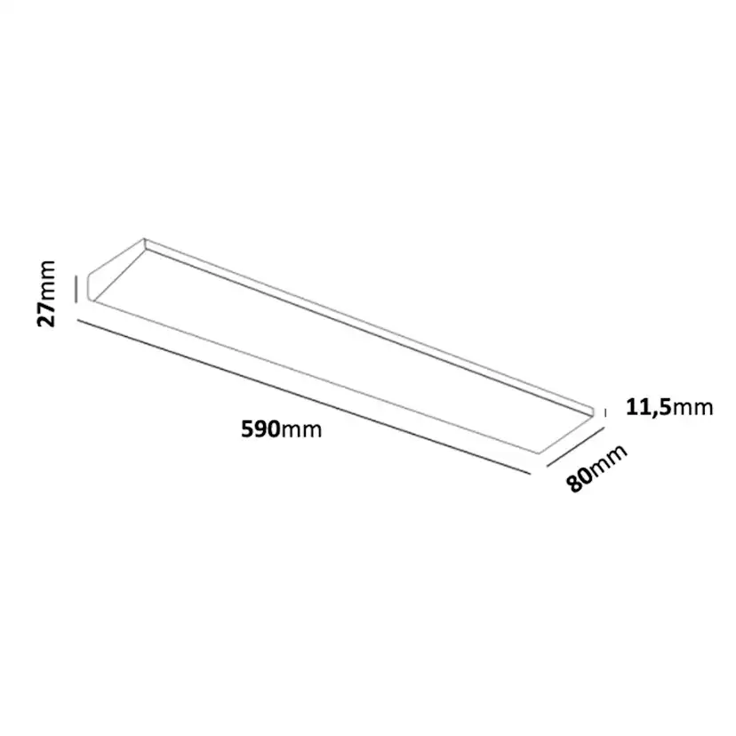 BÄNKBELYSNING ACIS 10W 4K DIM 10W 926 lm