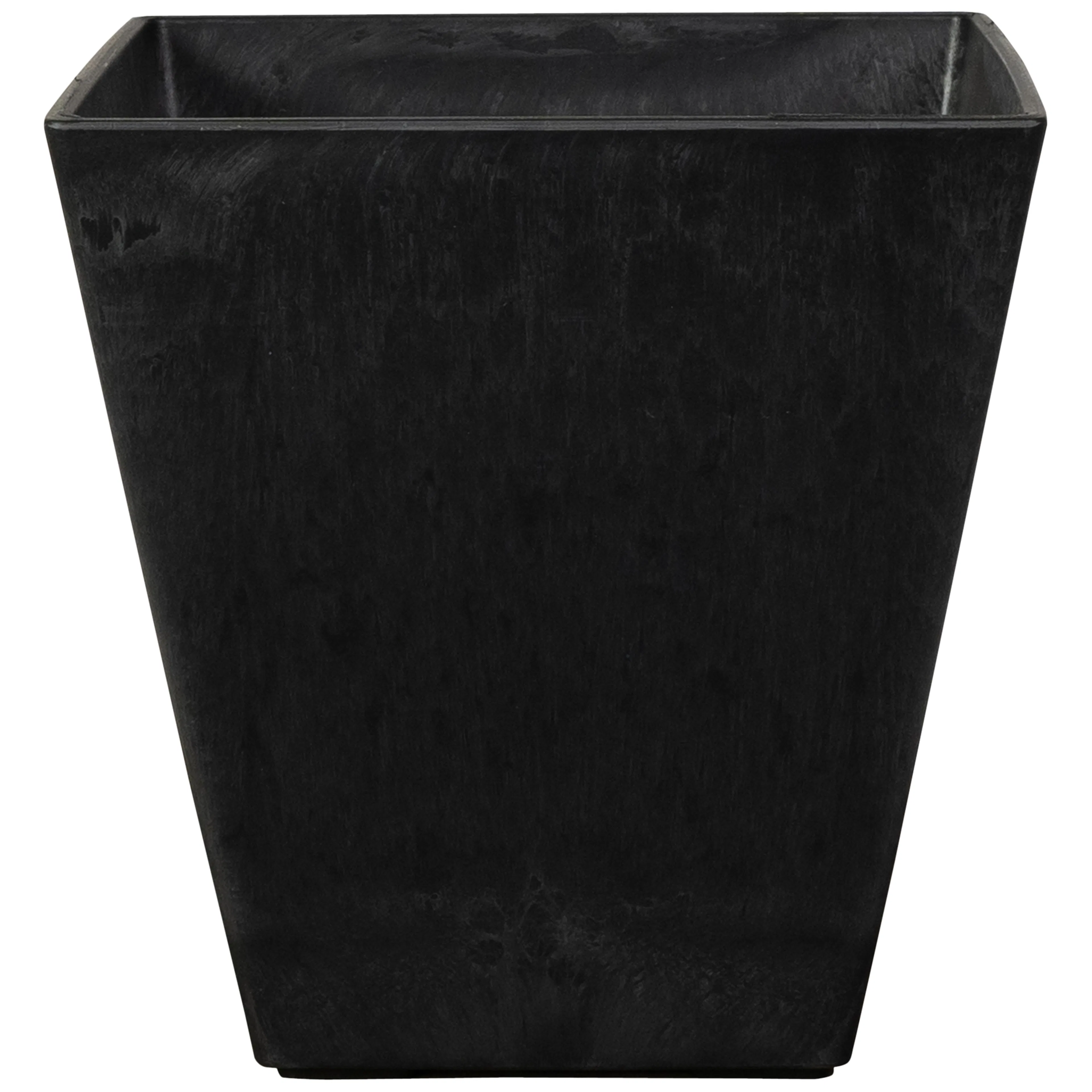 Kruka Artstone Ella Svart 20 x 20 x 20 cm
