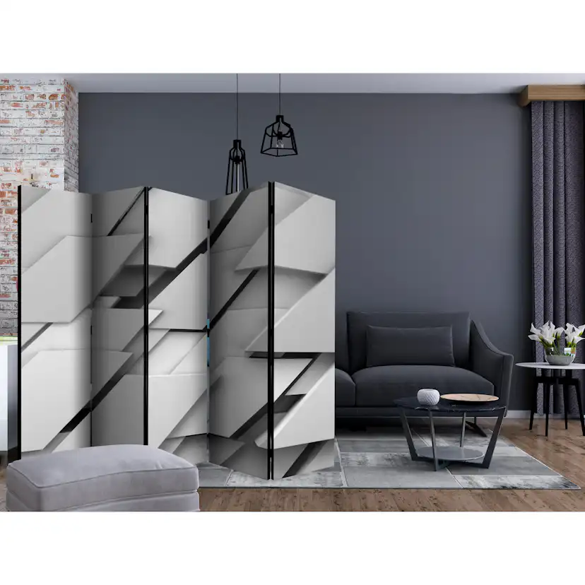 Rumsavdelare Skärmvägg Arkiio The Edge of Gray II 225x172 cm