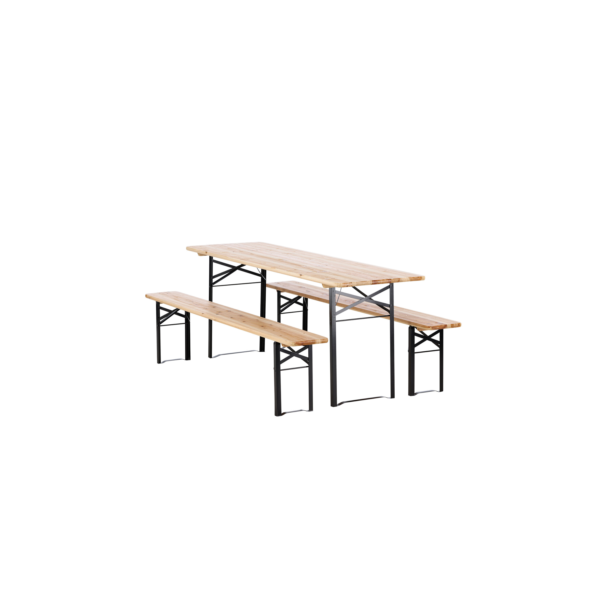 Bänkbord Venture Home Guniess Ihopfällbart Picknickbord med 6 Sittplatser