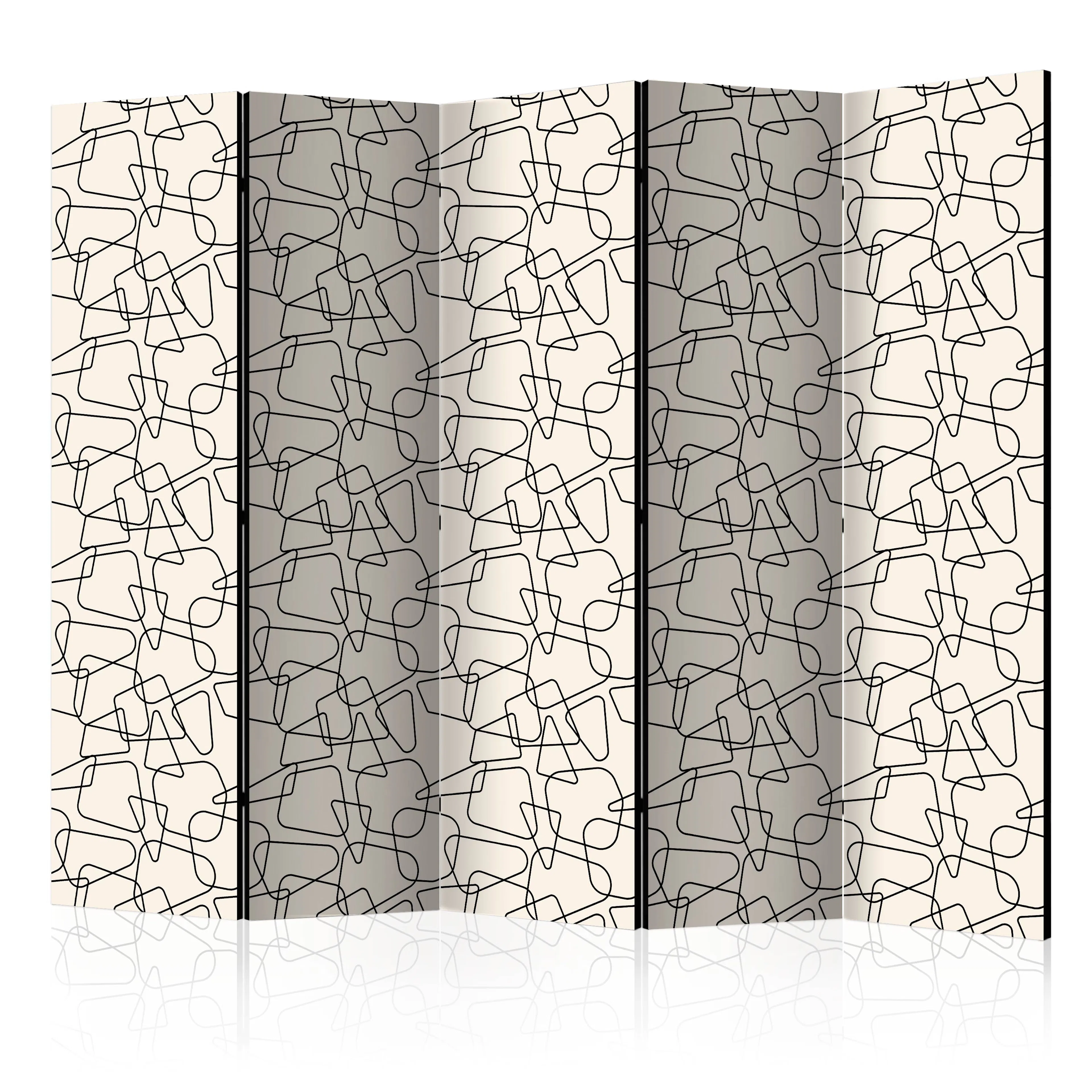 Rumsavdelare Skärmvägg Arkiio Rounded Geometry II 225x172 cm
