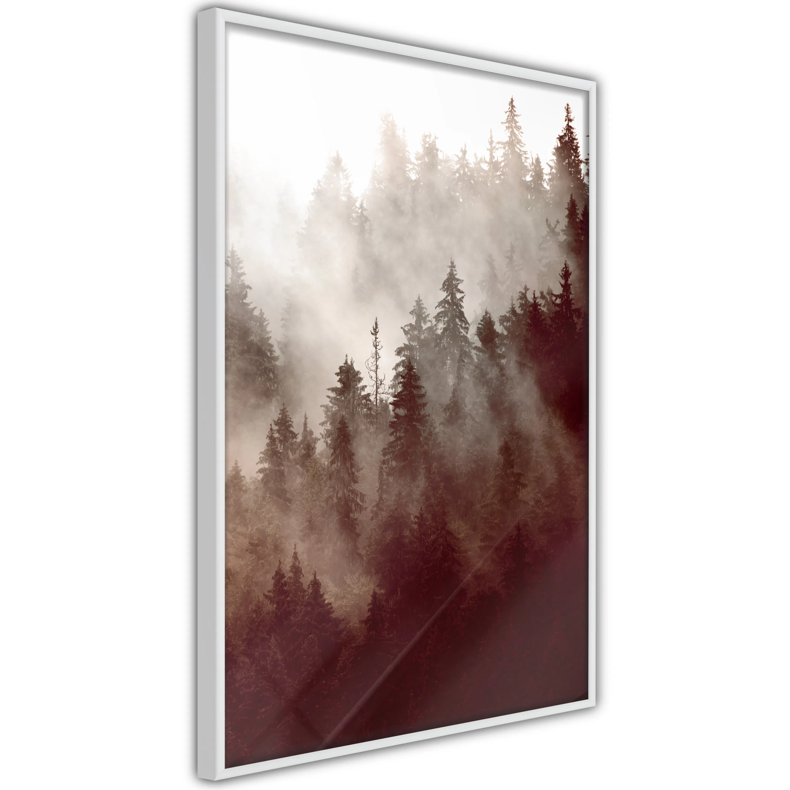 Poster Artgeist Affisch Brown Forest