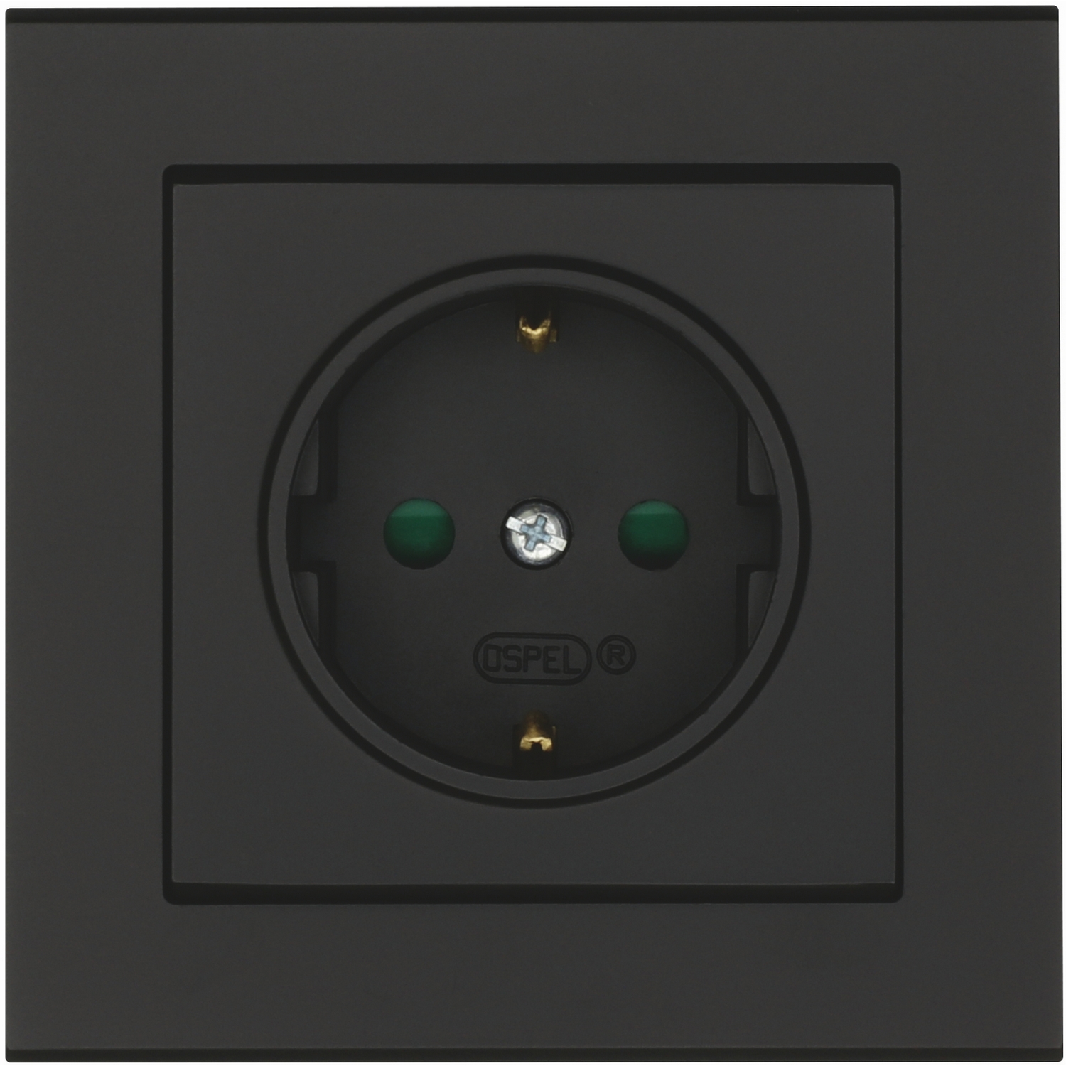 Vägguttag Malmbergs Optima 1-V Mj Skruvlös