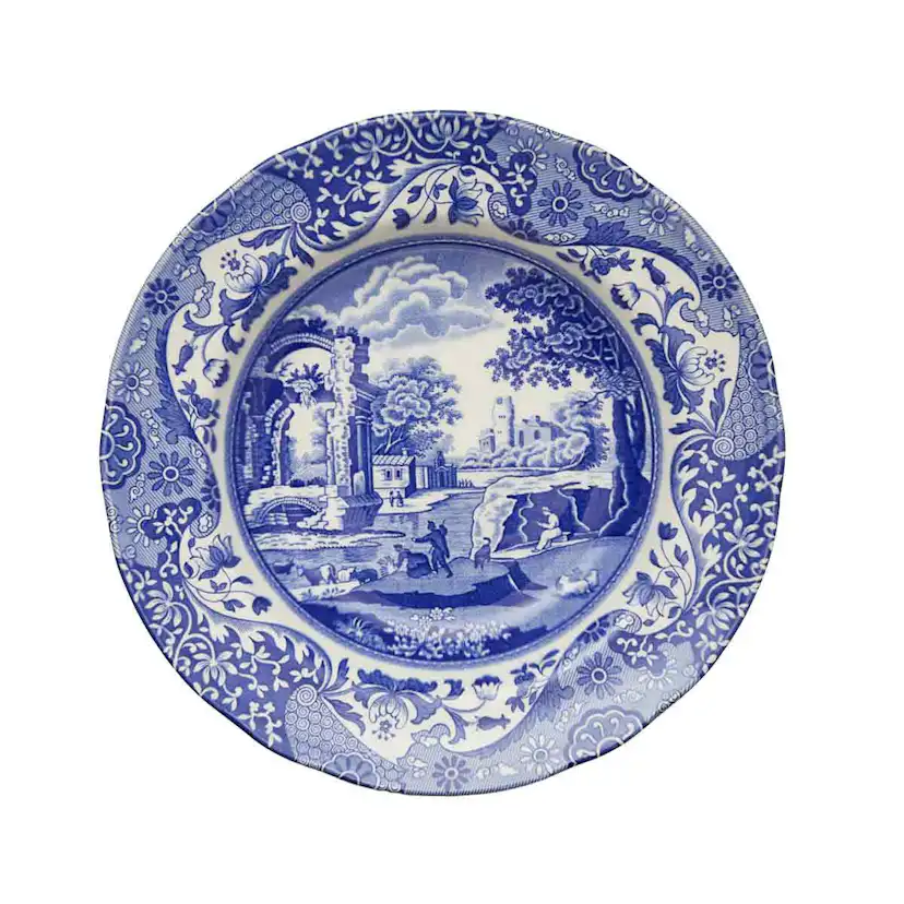 Tallrik Spode Blue Italian Djup