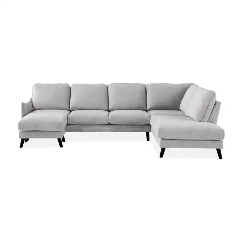 6-sitssoffa Scandi Days Trend Lyx Rak U-formad med Divan och Schäslong 310 cm