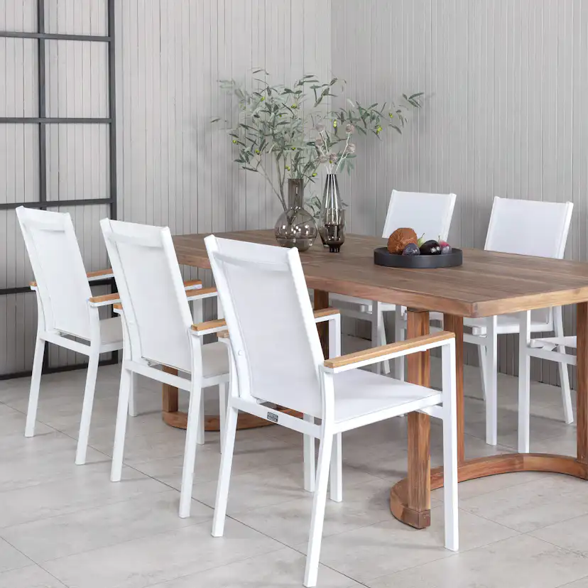 Matgrupp Venture Home Elvira med 6 Telly Matstolar