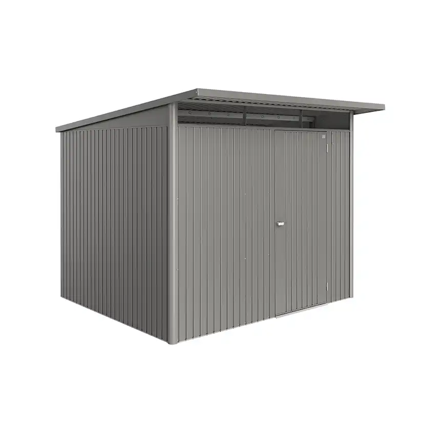 Redskapsbod Biohort Avantgarde Eco A6 Metallic Kvartsgrå Standarddörr