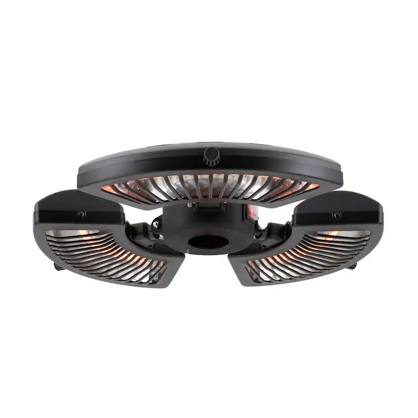 Terassvärmare Hortus Parasoll 800/1600/2400 W Svart