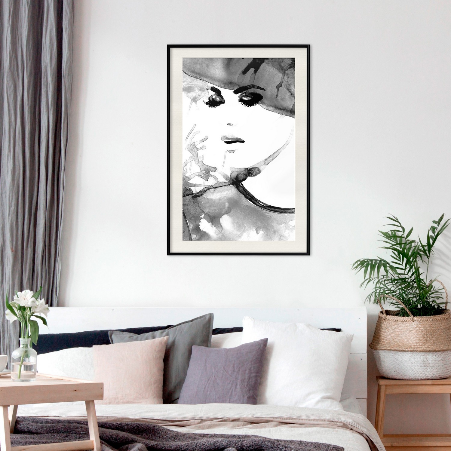 Affisch - Elegance in Love [Poster] 40x60 Svart ram med passepartout, 40x60 cm