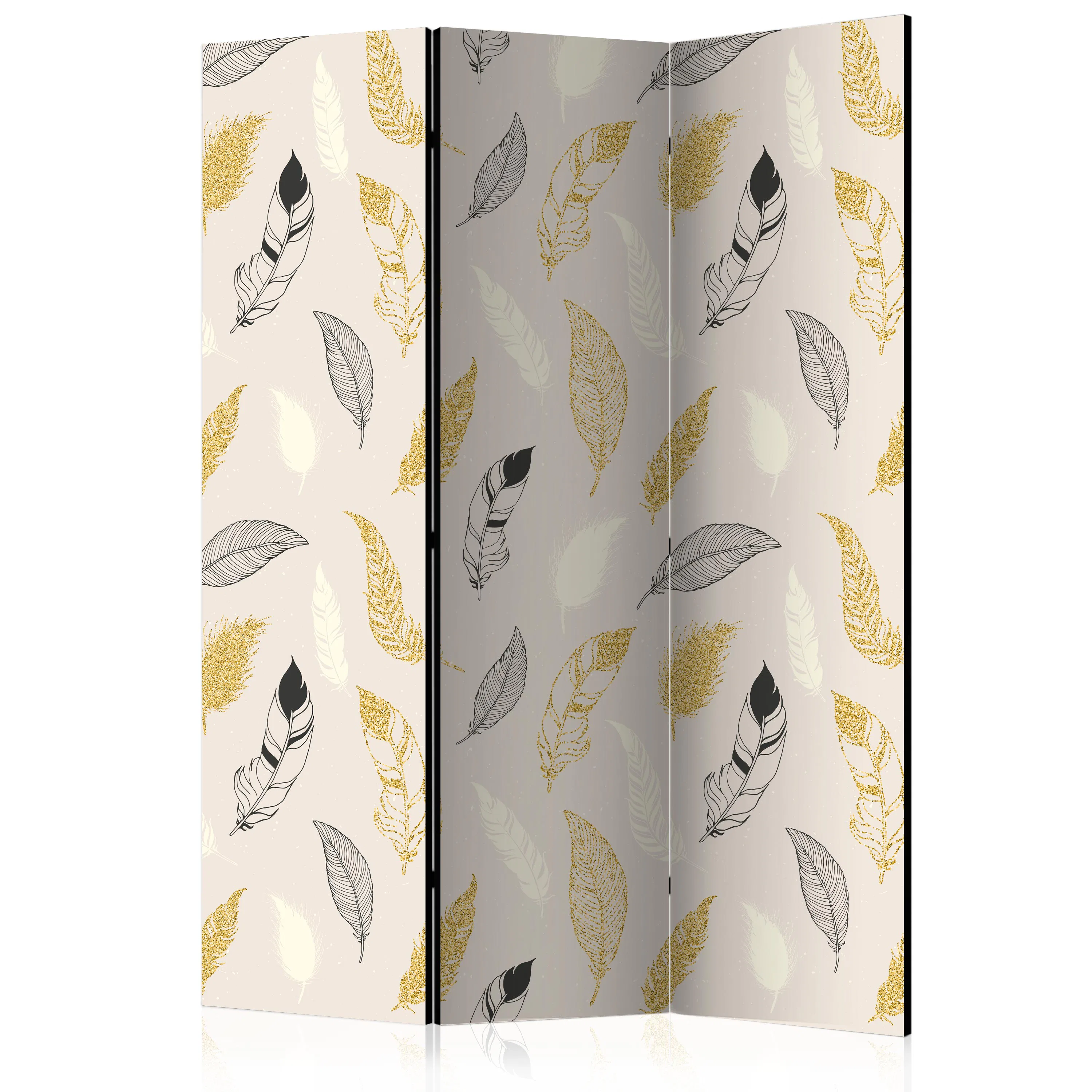 Rumsavdelare Skärmvägg Arkiio Golden Feathers 135x172 cm