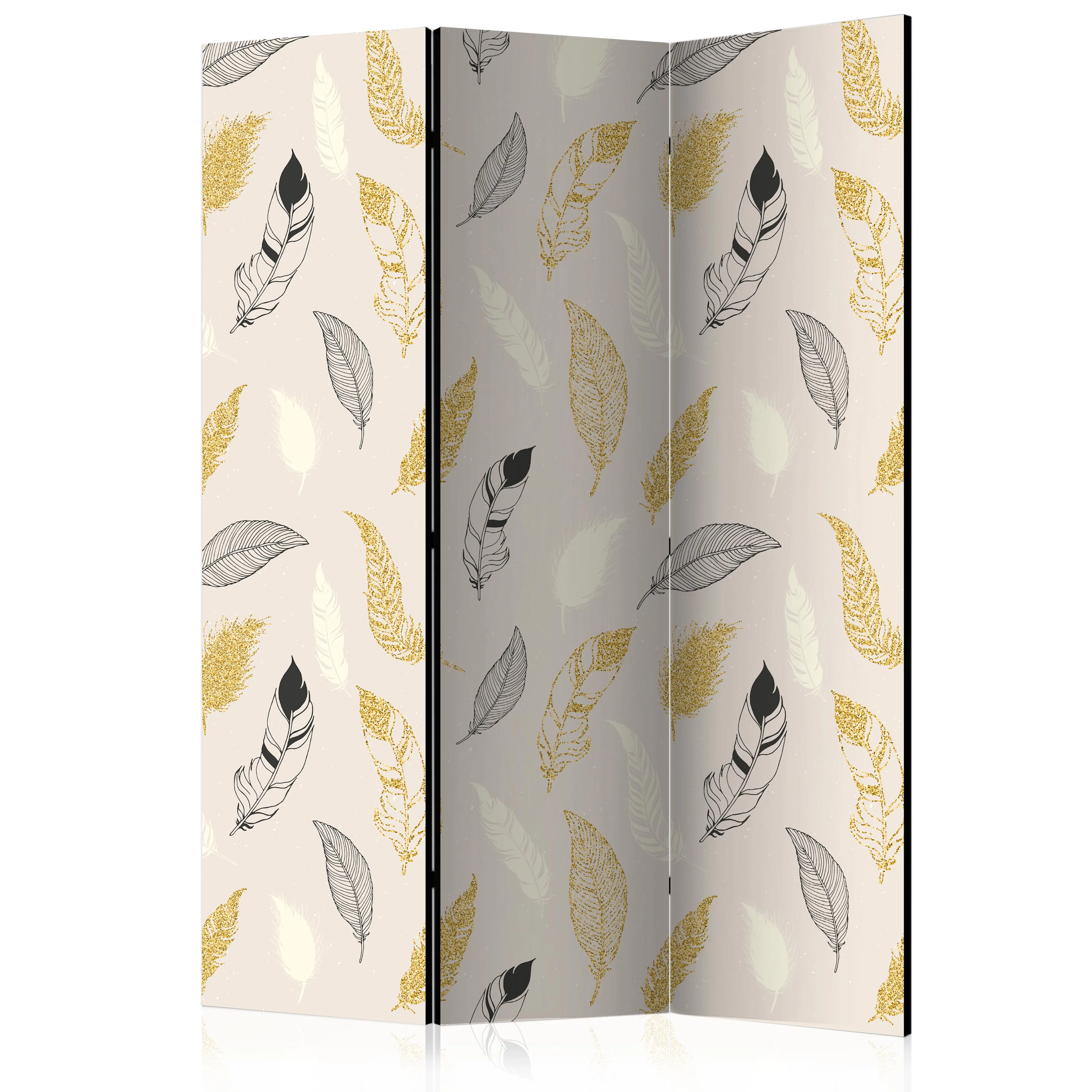 Rumsavdelare Skärmvägg Arkiio Golden Feathers 135x172 cm