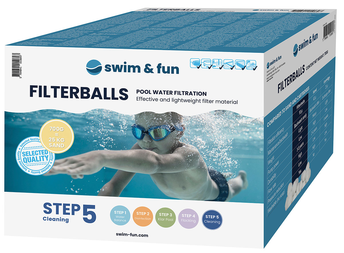 Filterkulor Swim & Fun Flerfas för Poolrengöring