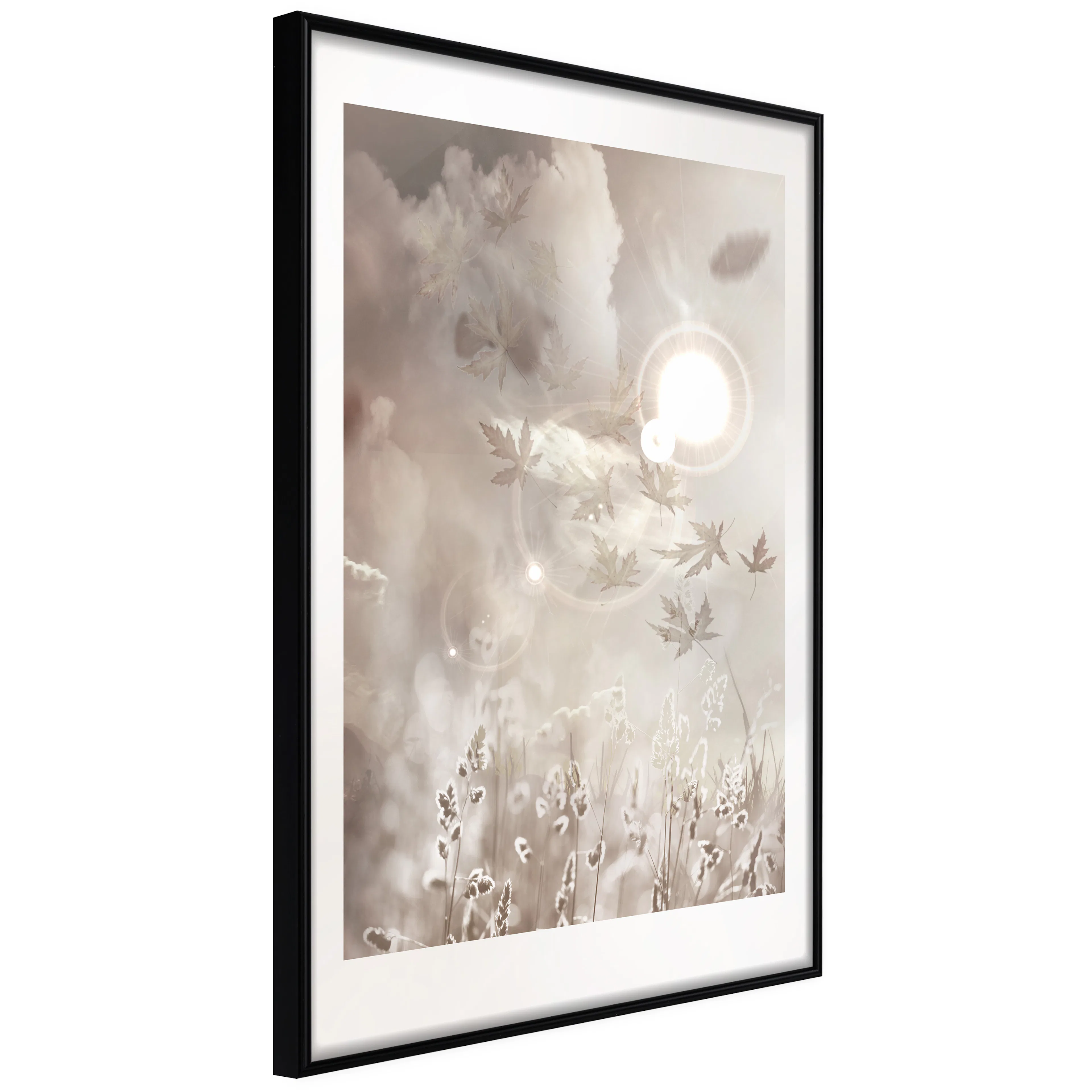 Affisch - Flare [Poster] 20x30 Svart ram, 20x30 cm