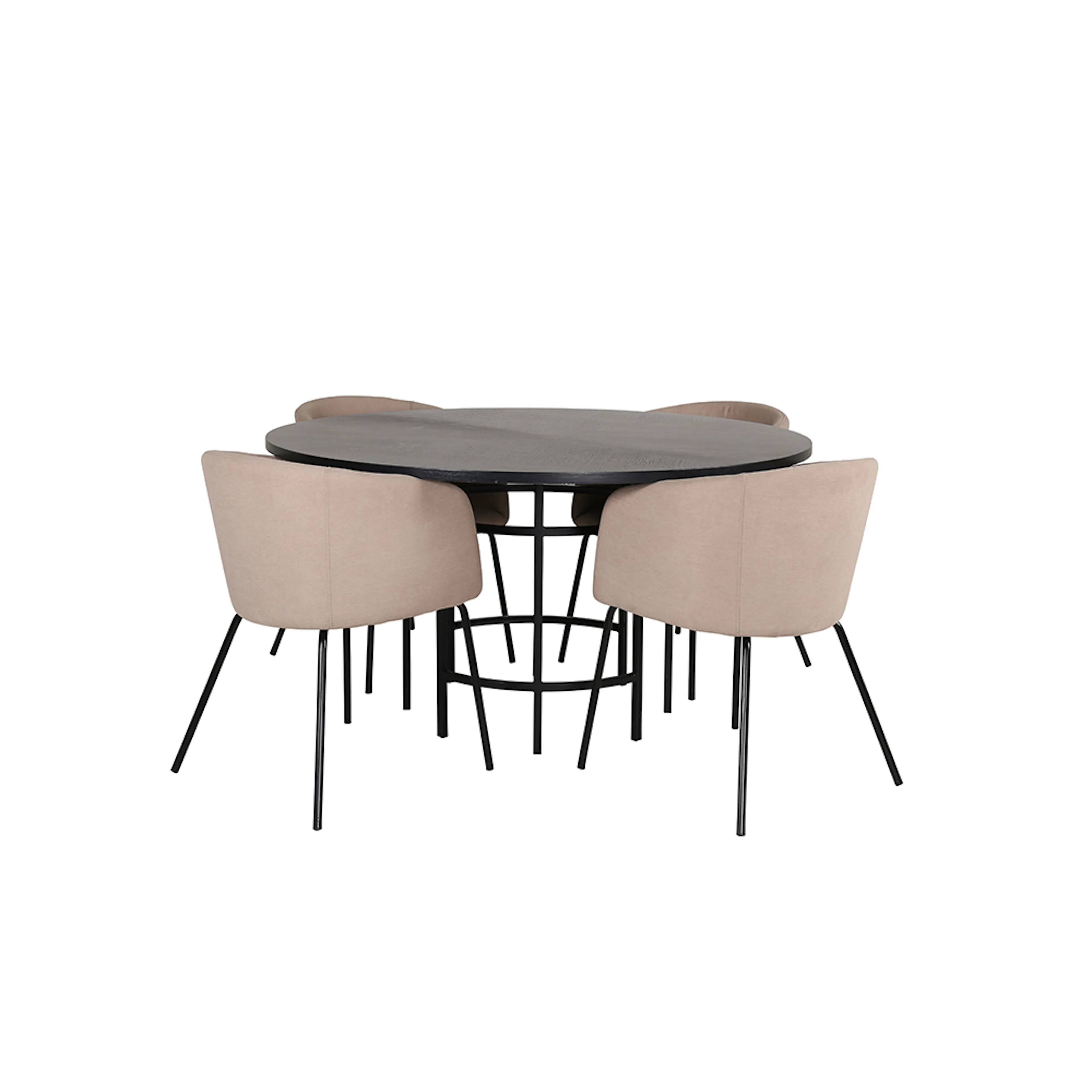 Matgrupp furniture/fashion Copenhagen Ø140 cm med 4 Berit Stolar
