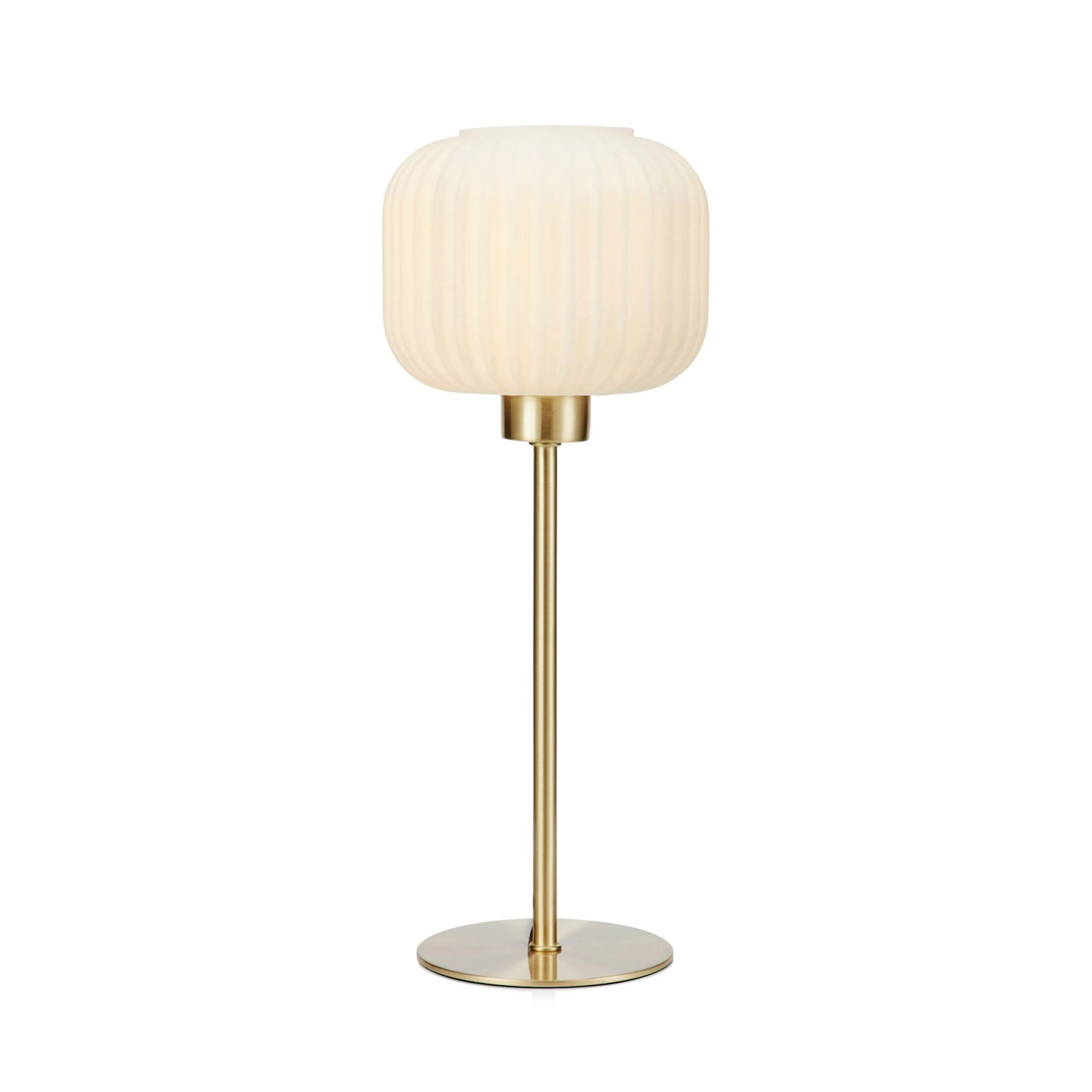 SOBER Table Small 1L  Brushed Brass/White Mässing