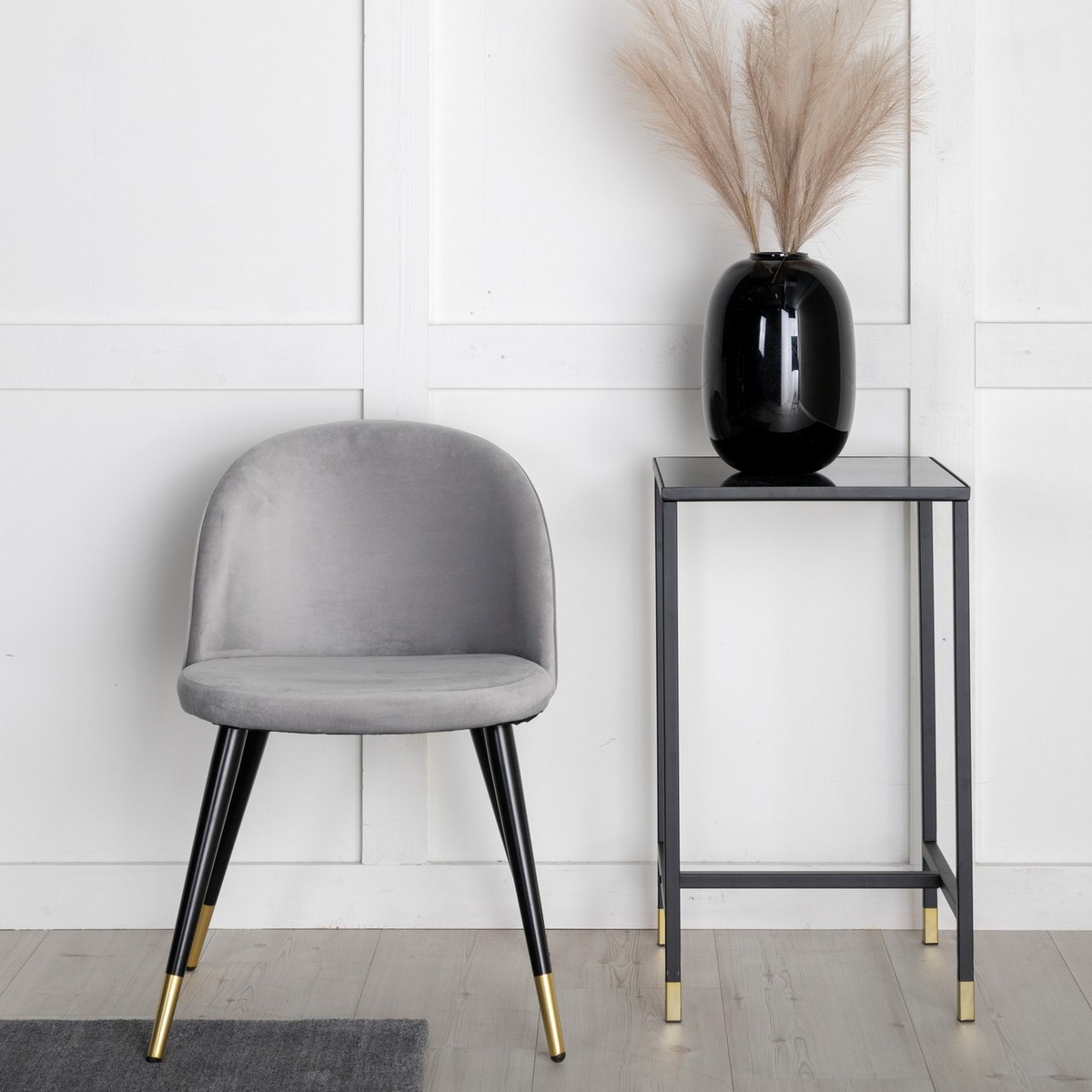 Matstol Venture Home Velvet Mässing
