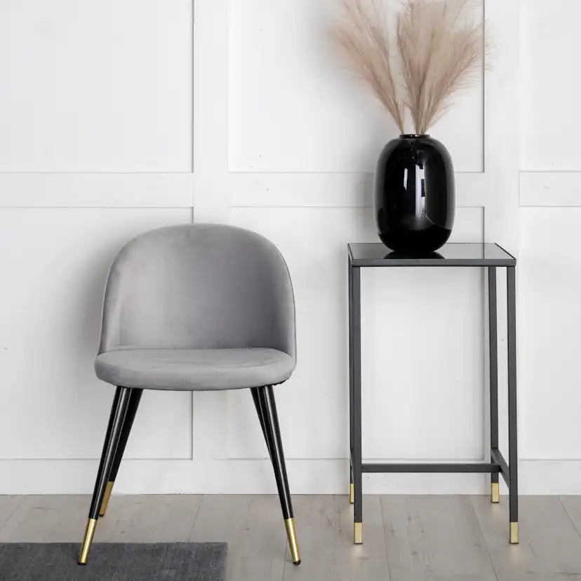 Matstol Venture Home Velvet Mässing