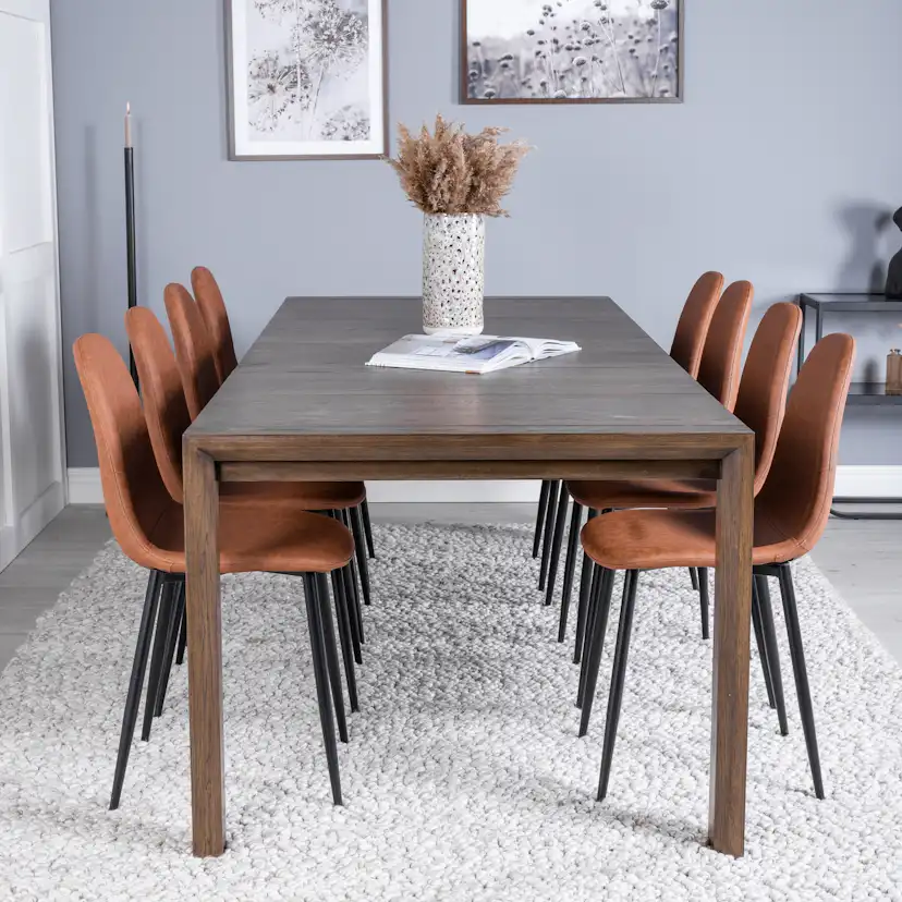 Matgrupp Venture Home Shy med 8 Pobbie Matstolar