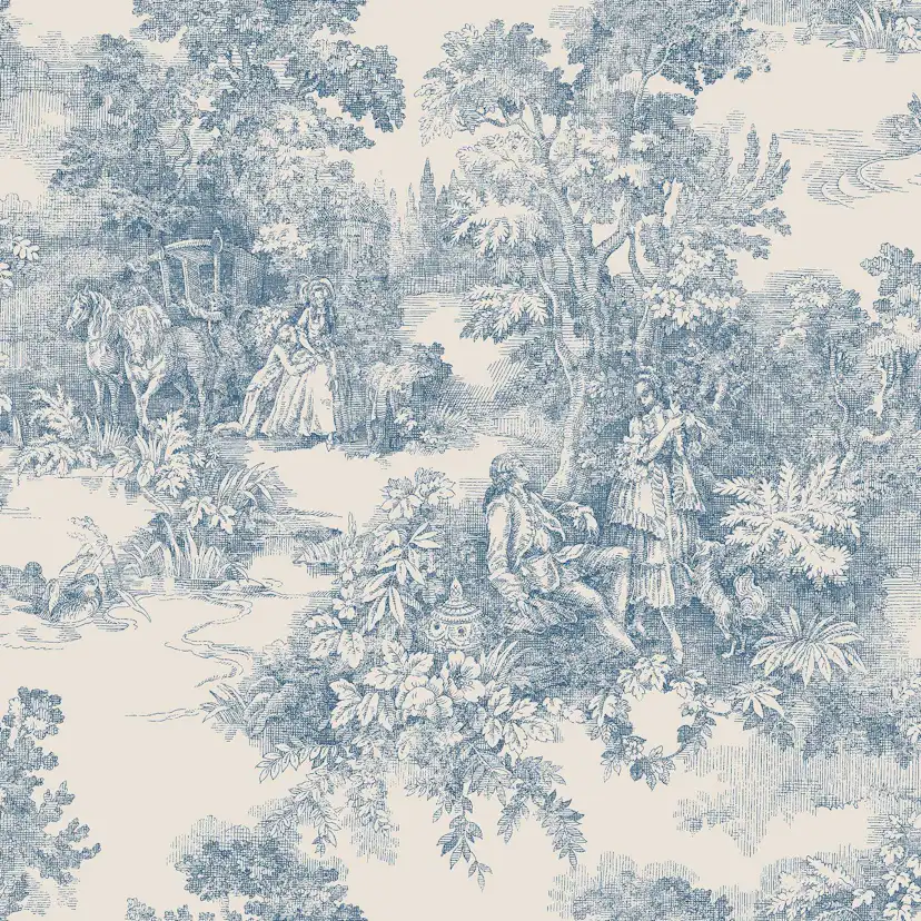 Tapet Boråstapeter Toile de Jouy 7767