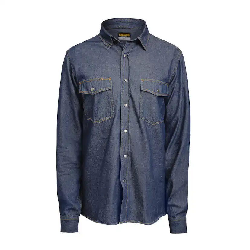 Jeansskjorta Denim Blue XXL Storlek: XXL