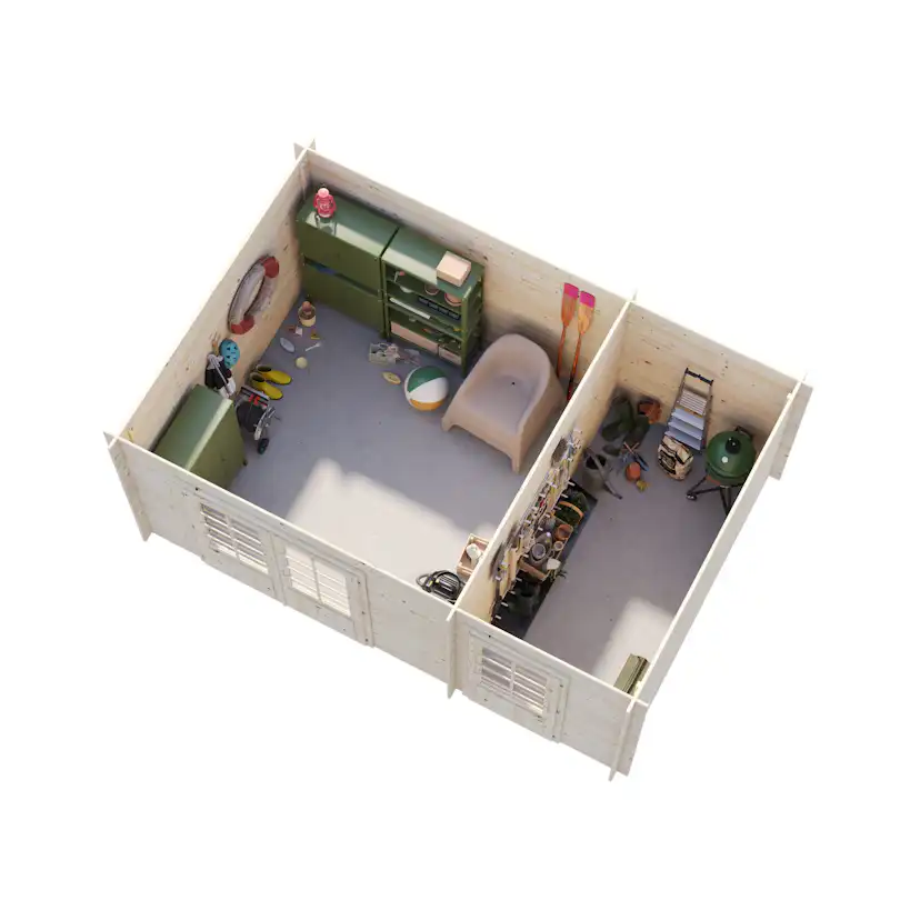 Ella 13,5 m2 (inv. 13,1 m2) Obehandlad