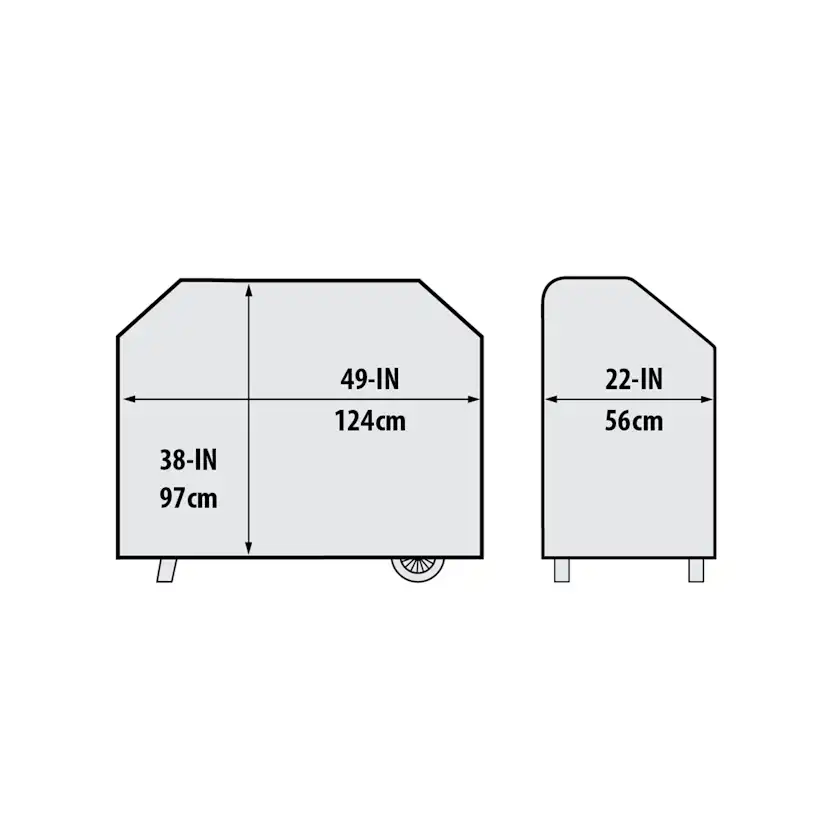 Grillöverdrag Broil King Select till Pelletsgrill Crown 500 Pellet