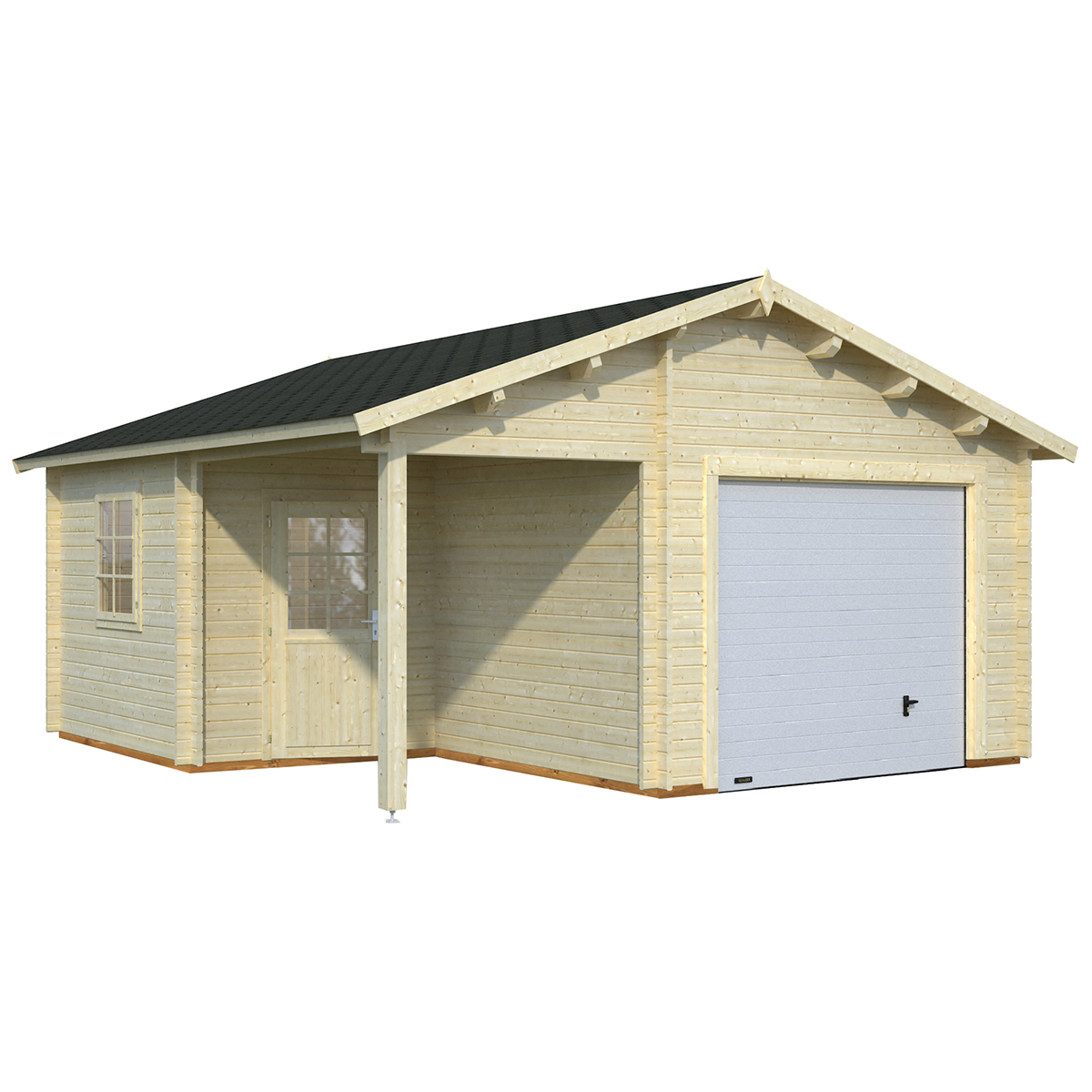 Garage Palmako Roger 21,9 m2 med Takskjutport