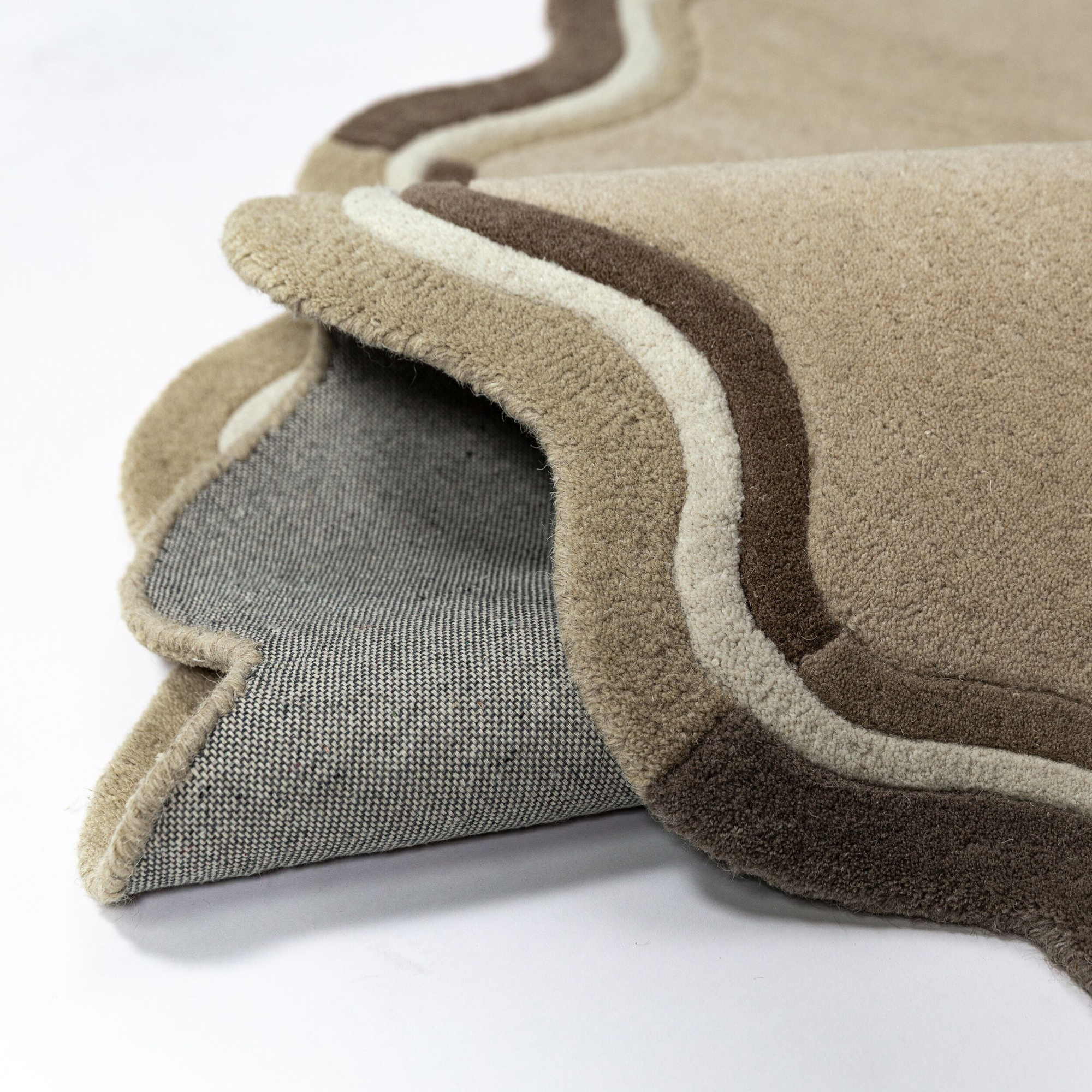 Rund Matta Flair Rugs Leo Scallop Border