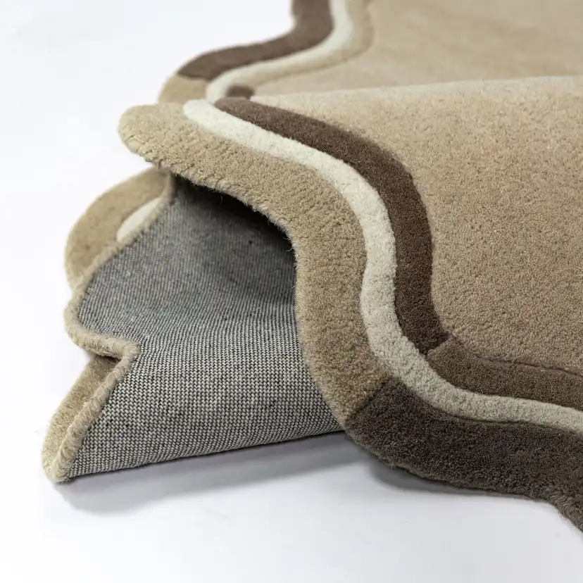 Rund Matta Flair Rugs Leo Scallop Border