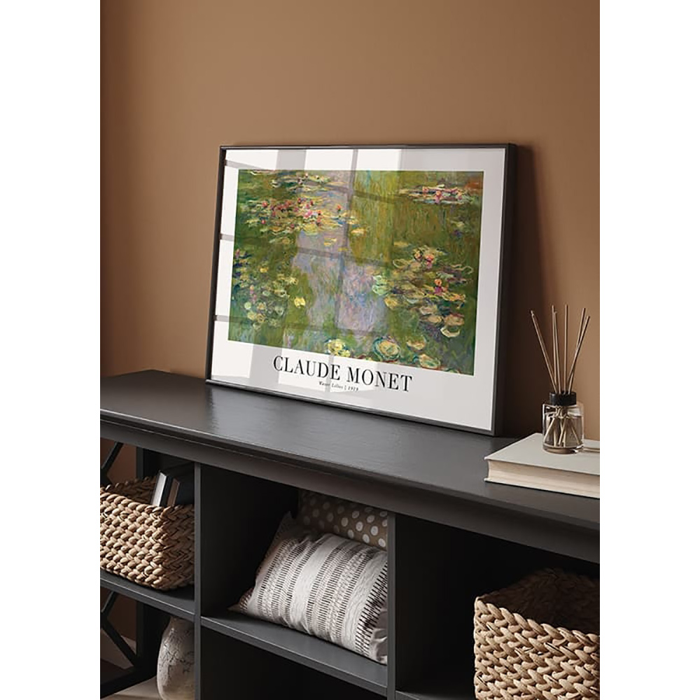 Poster Gallerix Water Lilies Landscape 1919 By Claude Monet