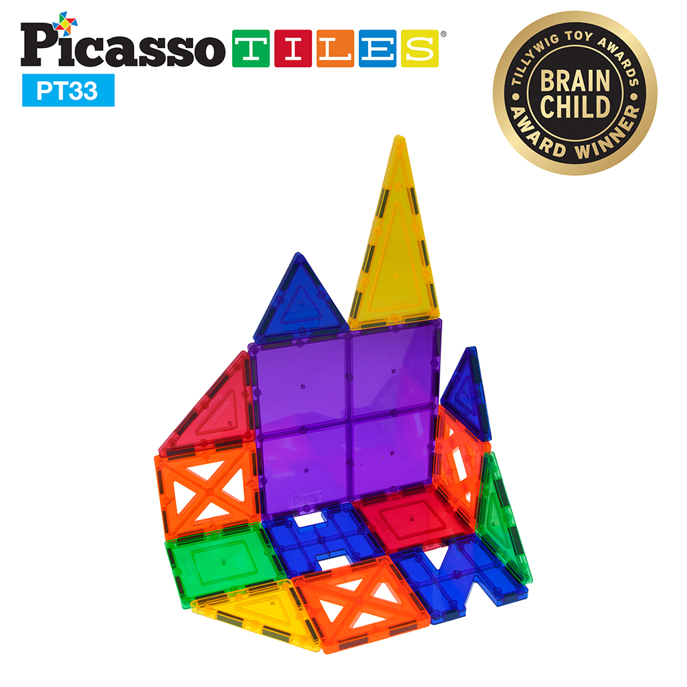 Magnetplattor Picasso Tiles 33 bitar