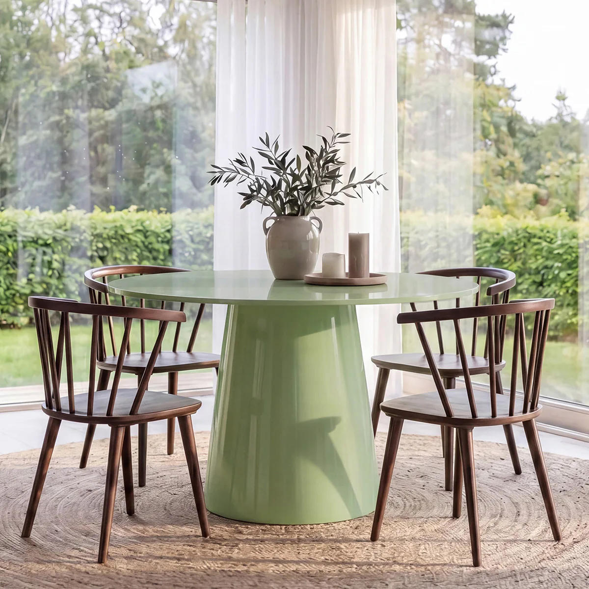 Light Green/Mocca