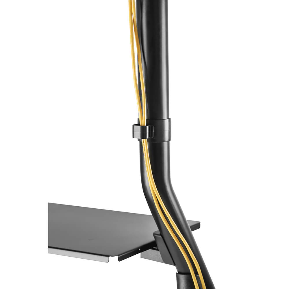 TV Hama ställ mobilt Med Hjul Upp Till 100 tum Svart