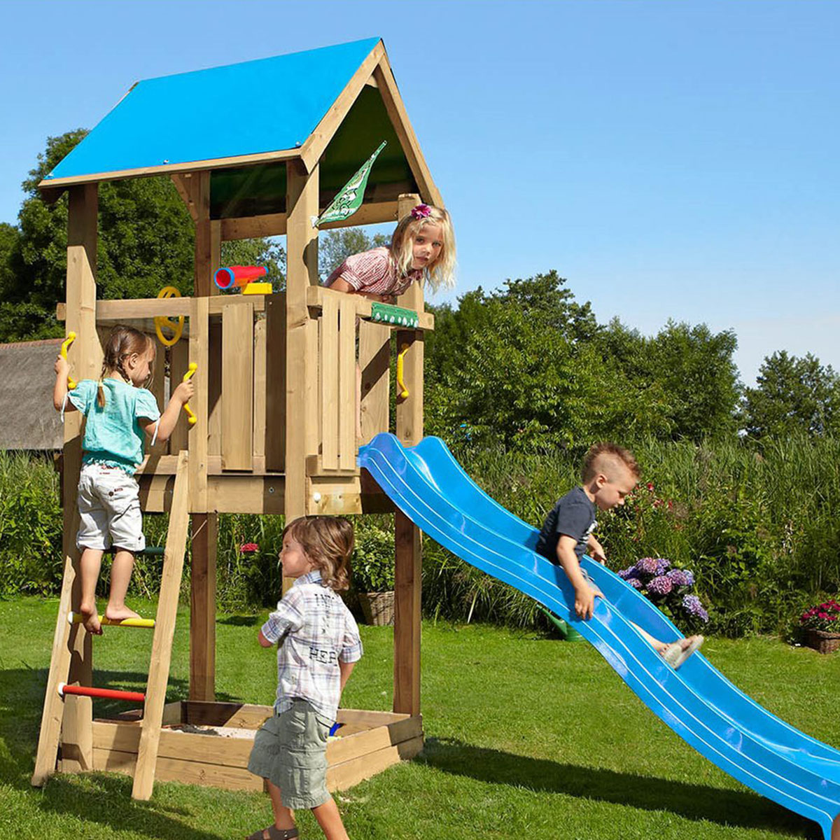 Lektorn Jungle Gym Castle inkl. rutschkana