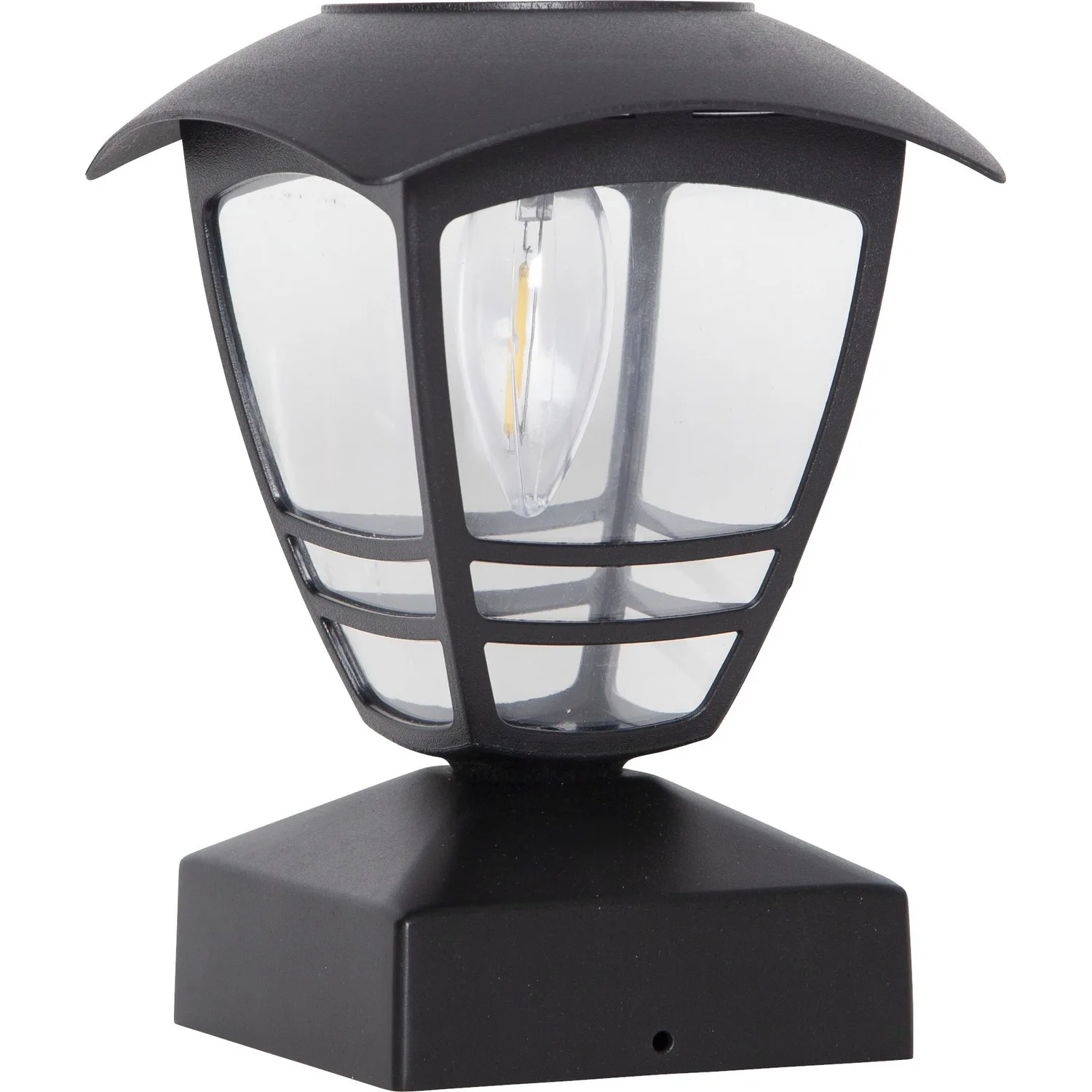 Solcellsdekoration Star Trading Felix Svart LED Solcellslampa med Sensor