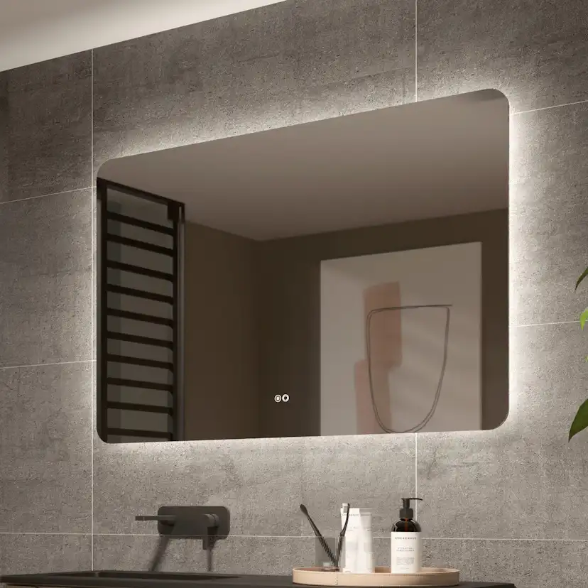 Badrumsspegel Imfri LED 120x80 cm Tenfors Verona B:1200 mm