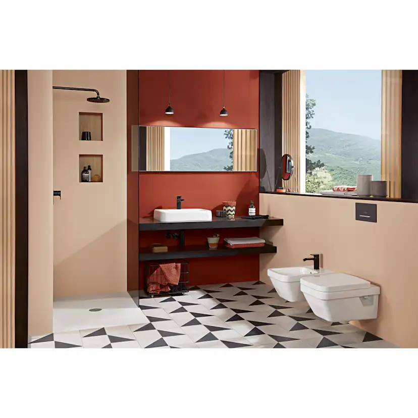 Vägghängd Toalettstol Villeroy & Boch Architectura Kvadratisk