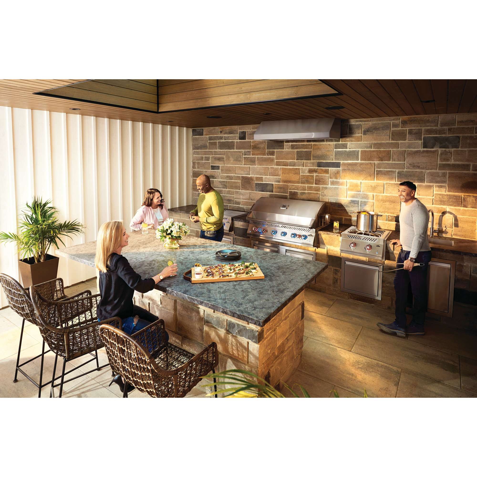 Gasolgrill Napoleon BIG44-1 44″ Inkl Rotisseri