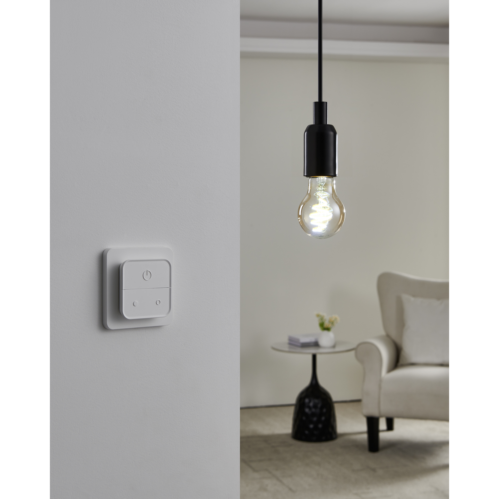 Ljuskälla Eglo 2xLM-ZIG-CCT E27 A60 4,9W Amber + Brytare