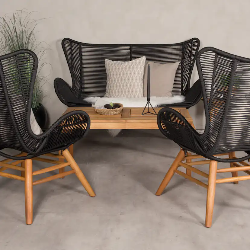 Soffgrupp Venture Home Tittolino med Philippa Soffbord Utomhus