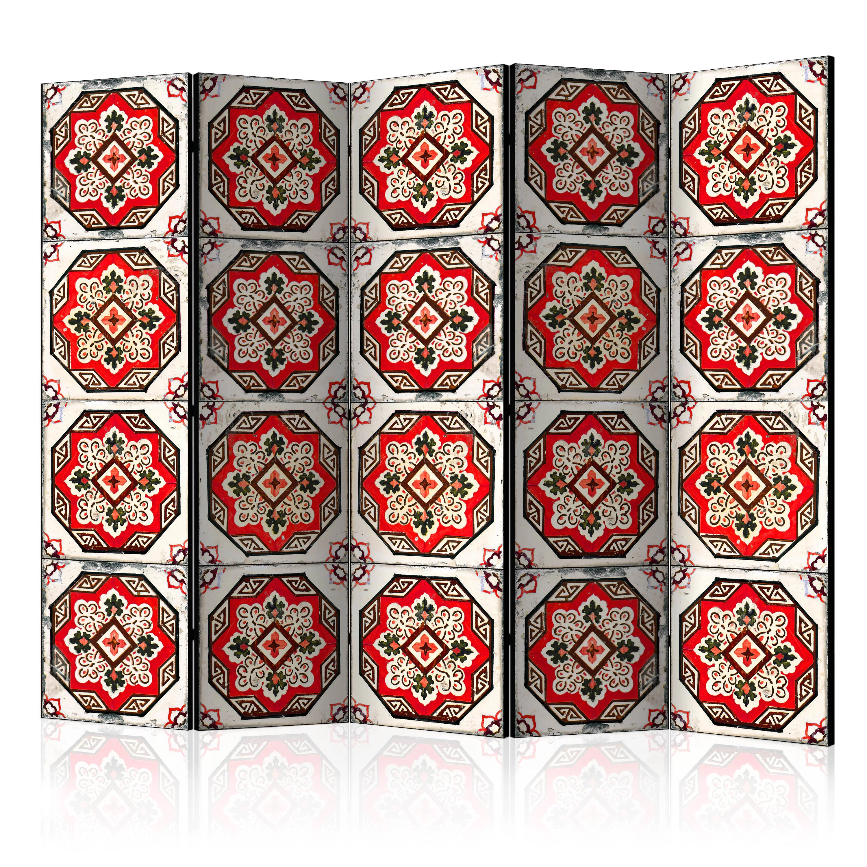 Rumsavdelare Skärmvägg Arkiio Dance of Red Line II 225x172 cm