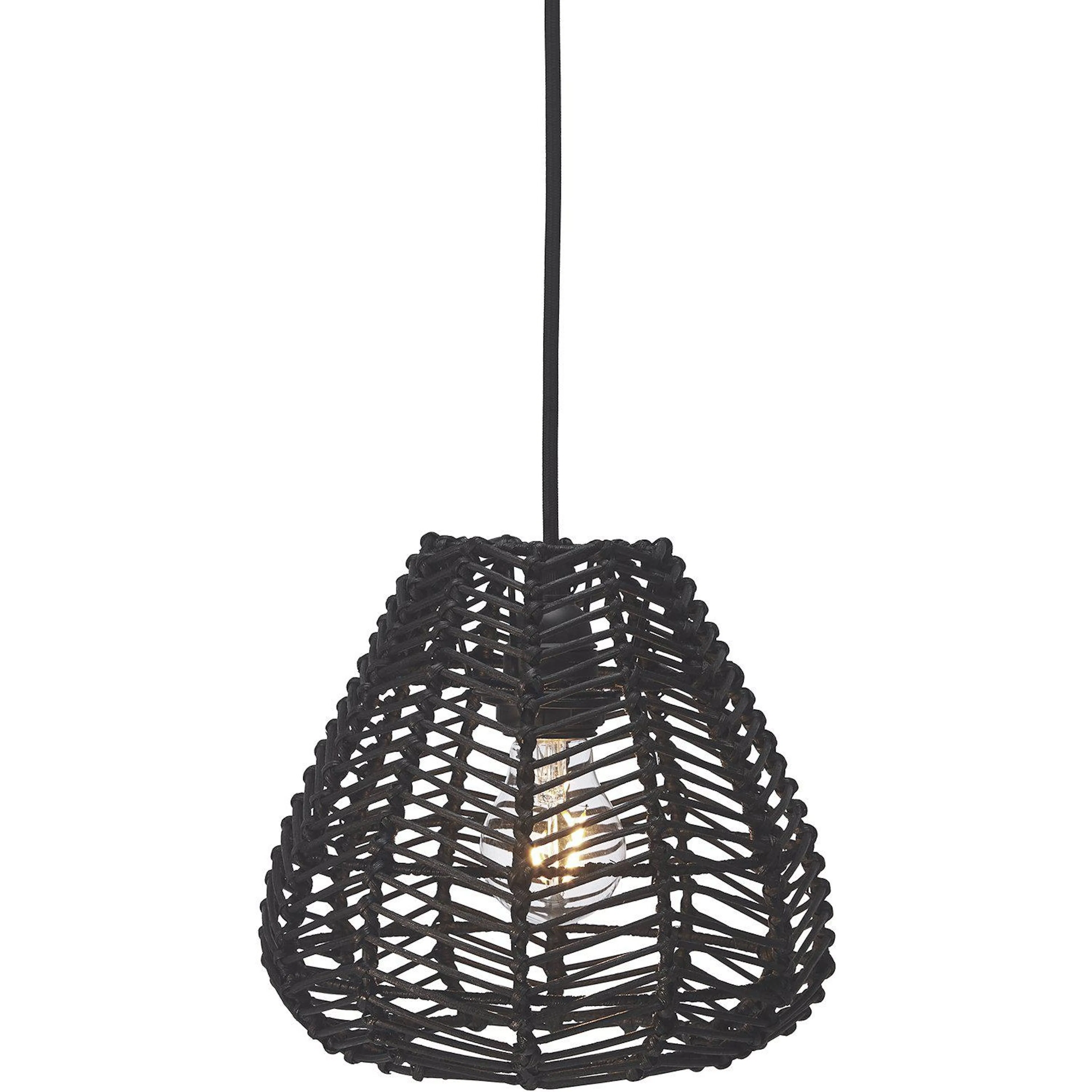 Adelle Taklampa Svart 24cm Svart, Bredd: 240 mm
