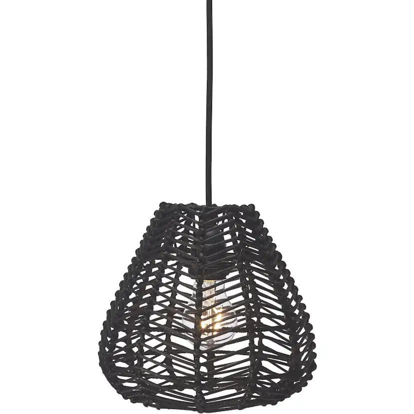 Adelle Taklampa Svart 24cm Svart, Bredd: 240 mm