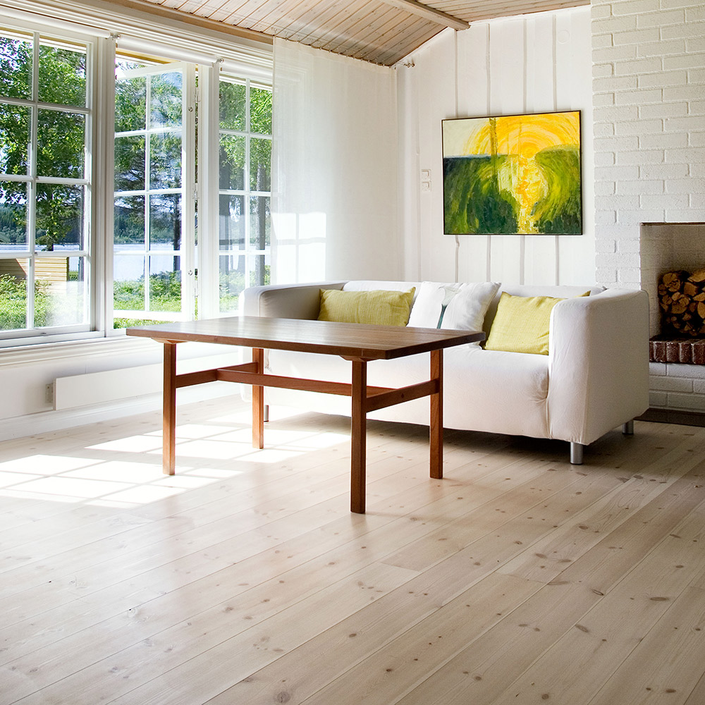 Trägolv Modern Hårdvaxoljad Natur Furu, Plank - 20x113 mm 113x20 mm